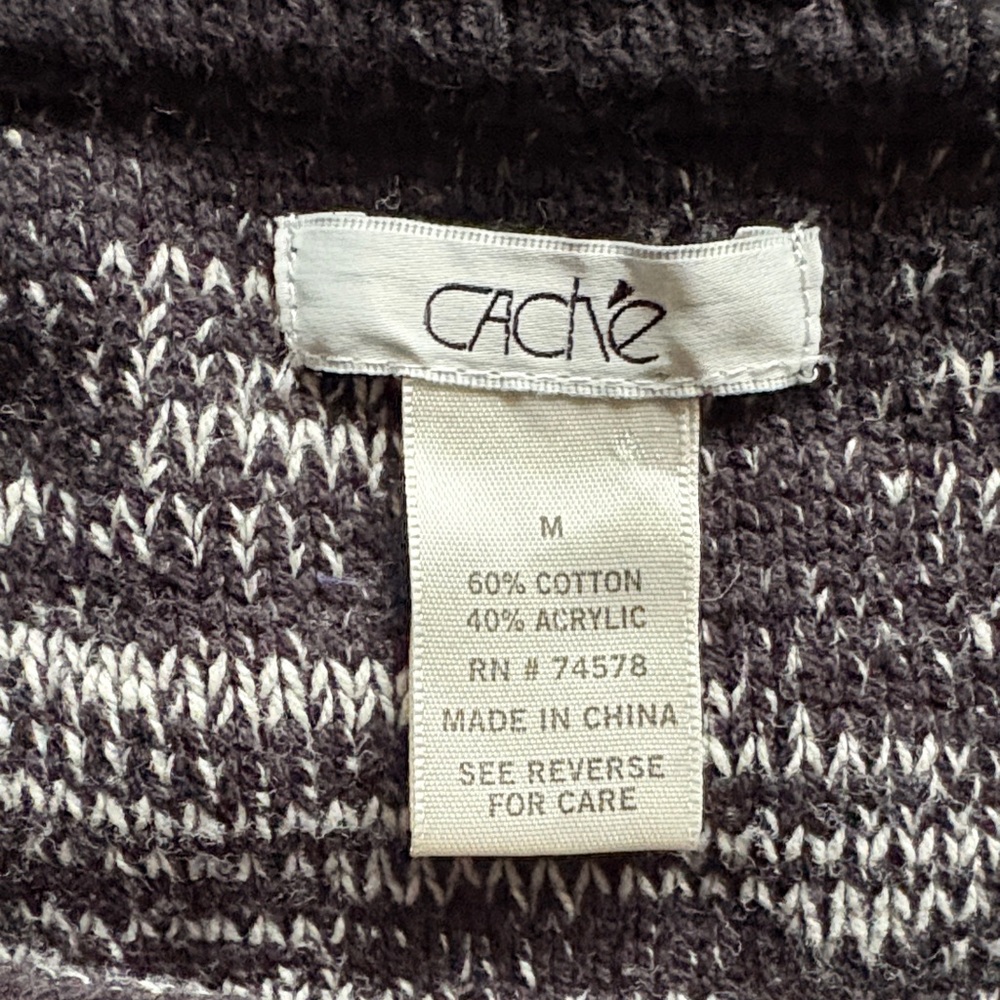 Vintage Cache Patchwork Sweater - image 2
